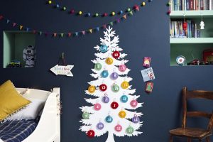 como decorar una sala en navidad ideas para lo muros