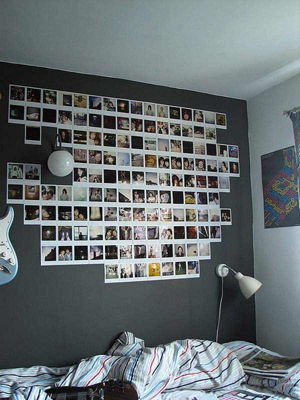 como decorar tu cuarto con fotos marco mural
