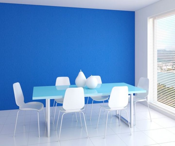 tonos de azul para pintar paredes comedor