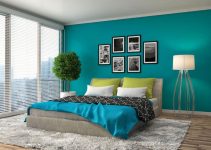 Gama de tonos de azul para pintar paredes de 3 habitaciones