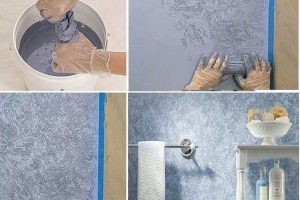 como decorar paredes con pintura efectos con paño