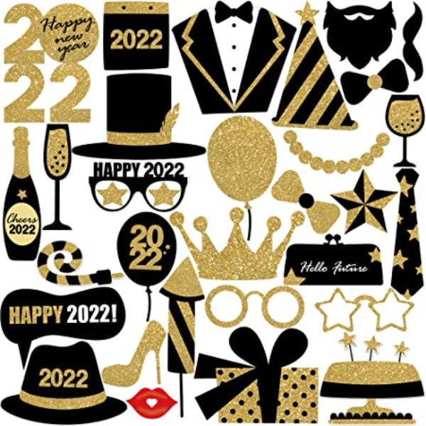 decoracion fin de año 2021 adornos para imprimir