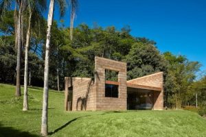 2 fachadas de casas minimalistas de campo e ideas interiores