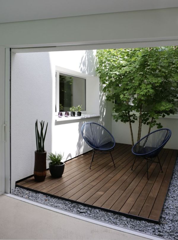diseños de patios pequeños moderno