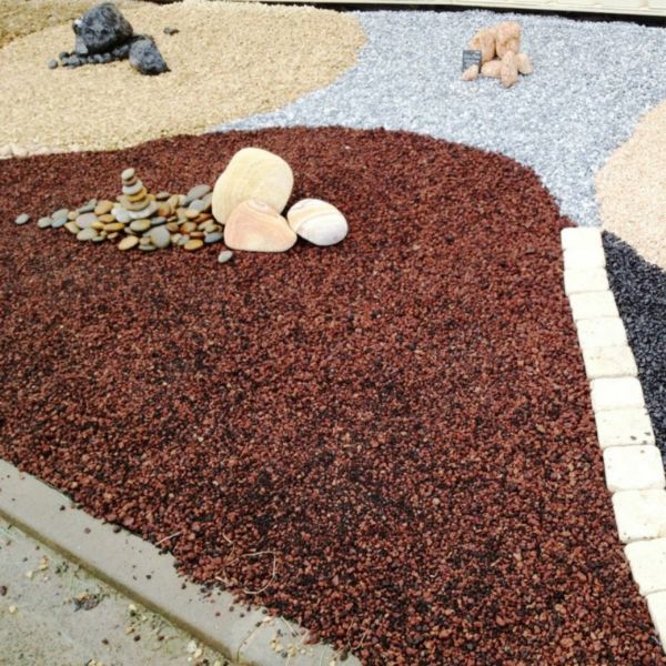 piedras para decorar el jardin volcanica y tzenzontle
