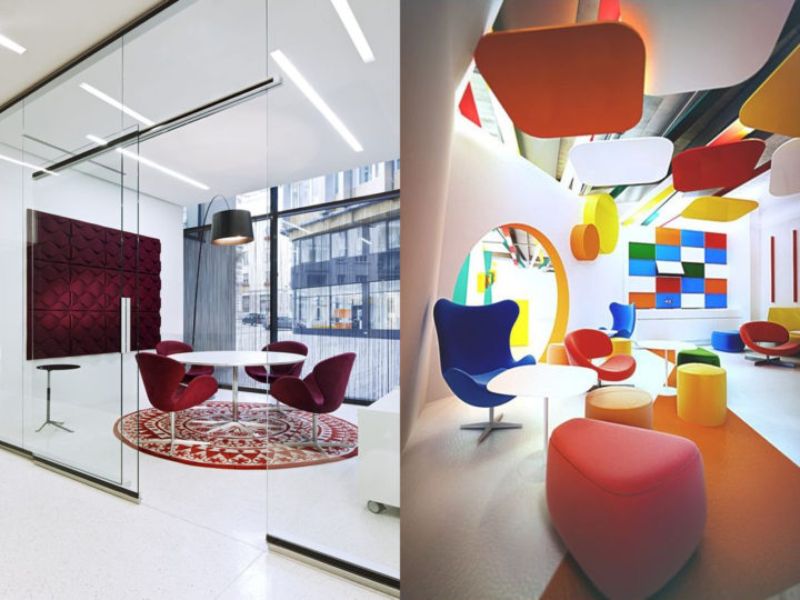 decoracion de oficinas modernas sillas y sillones