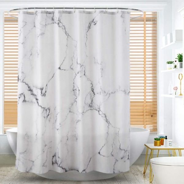cortinas bonitas para baño elegantes