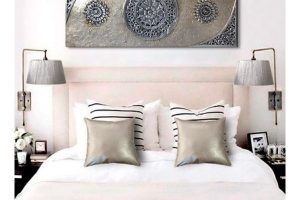 Como decorar cabecero cama con cuadros 6 diseños