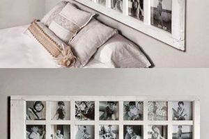 ideas para decorar un cabecero de cama con fotos