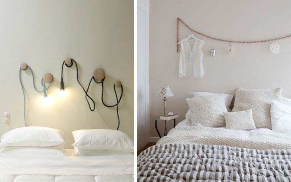 ideas para decorar un cabecero de cama minimalistas