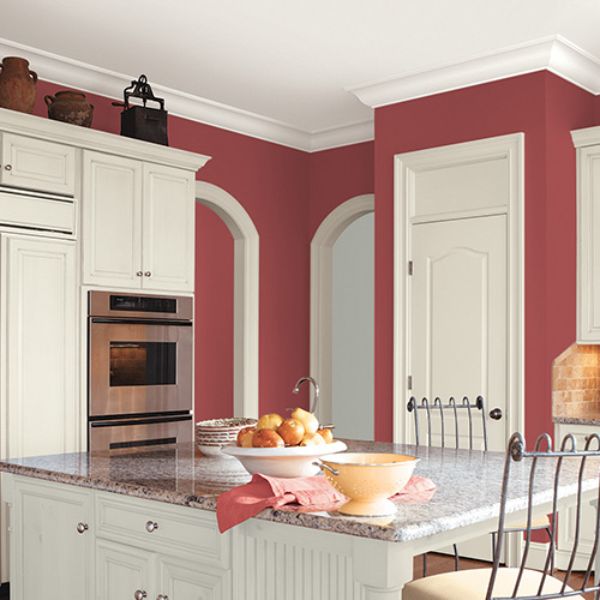 colores para decorar cocina rojo