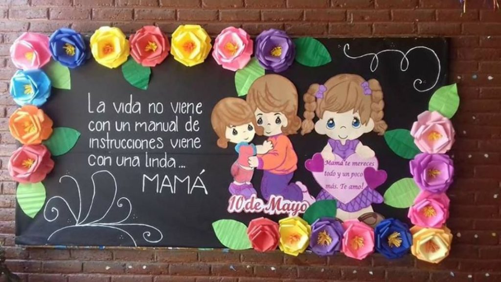 Ideas para decoración 10 de mayo en aulas y salones