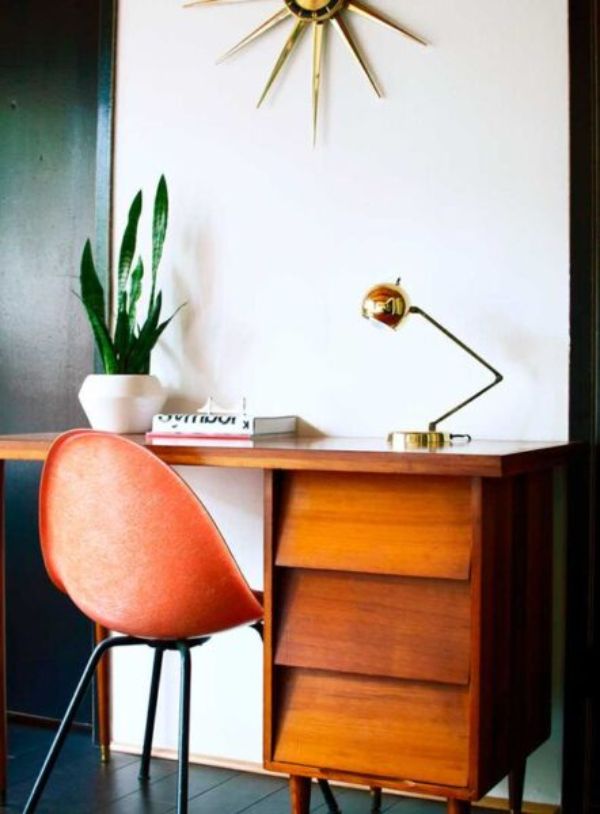 decorar escritorio moderno con plantas
