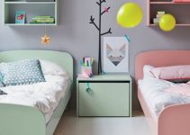 Creativa decoracion en verde y rosa en 3 espacios