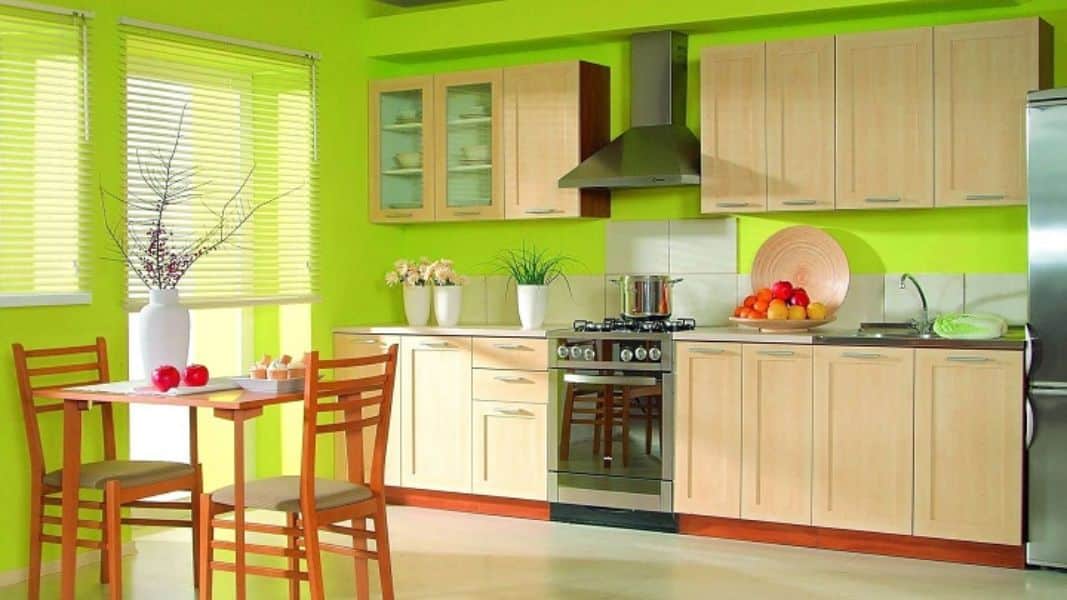 colores recomendados para cocina verde