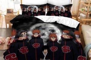 fundas de almohadas de anime juego de cama