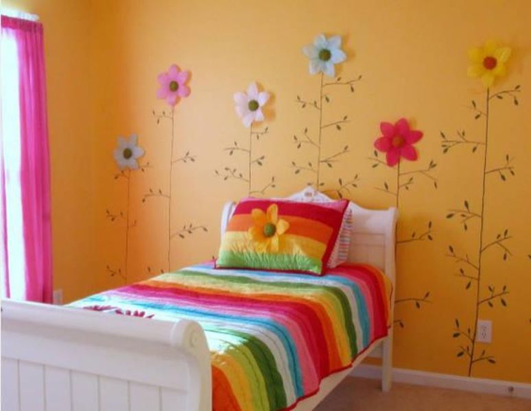 paredes decoradas para niñas ideas en 3d