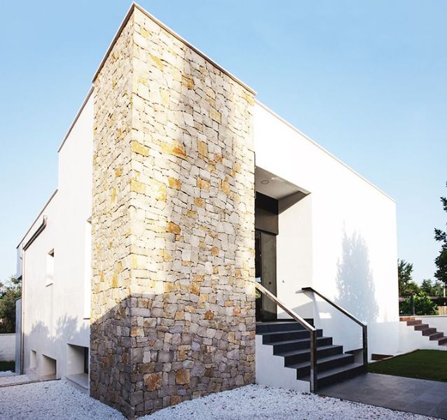 arquitectura de casas modernas piedra