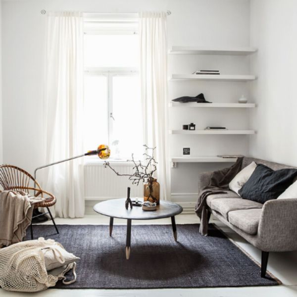 diseño de salas minimalistas para lugares pequeños