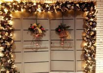 Creativa decoración puertas de navidad 2 modalidades