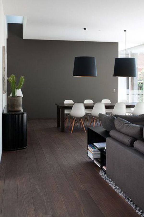 color de paredes para pisos oscuros elegancia