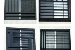 ventanas de herreria modernas formas geometricas