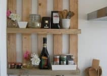 3 diseños estantes de palets para cocina pequeña